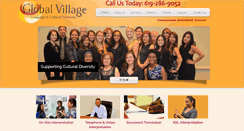Desktop Screenshot of globalvillagelanguage.com